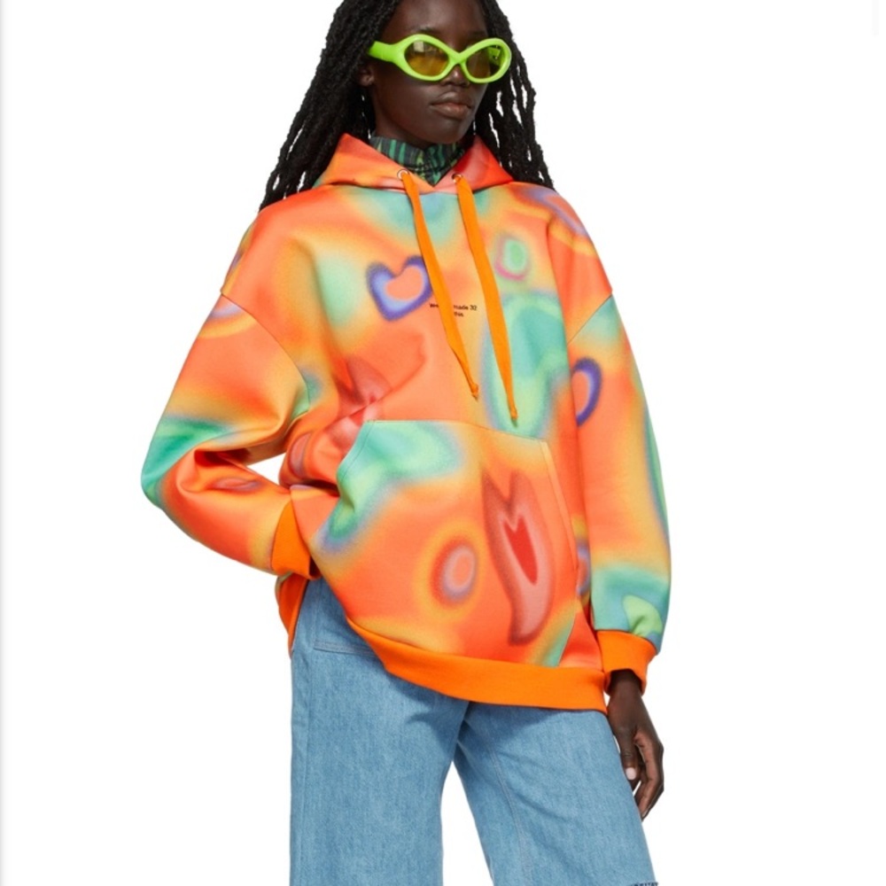 Avavav Multicolor Extended Hoodie. Size Medium Large